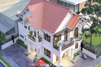 BIỆT THỰ 2 TẦNG MÁI THÁI