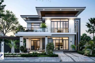 Phong cách thiết kế không gian xanh cho nhà vườn