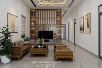 THIẾT KẾ NỘI THẤT CHUNG CƯ HIỆN ĐẠI NHÀ ANH TỒN