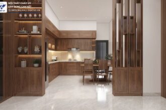 Dự án thiết kế và thi công nội thất trọn gói nhà chị Huế tại Hoài Đức