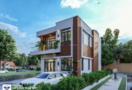 5+ mẫu nhà 2 tầng có sân thượng đẹp tại Tuyên Quang – Đơn vị thiết kế nhà 2 tầng uy tín, chất lượng