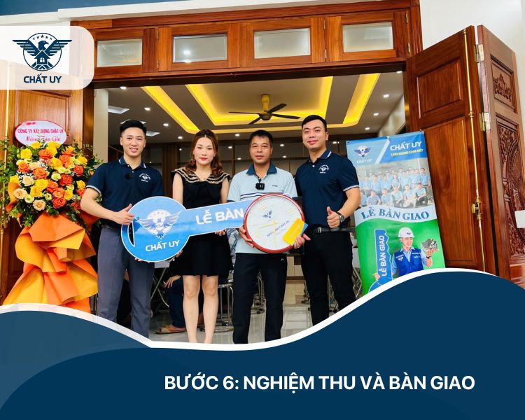 Bước 6: Nghiệm thu và bàn giao
