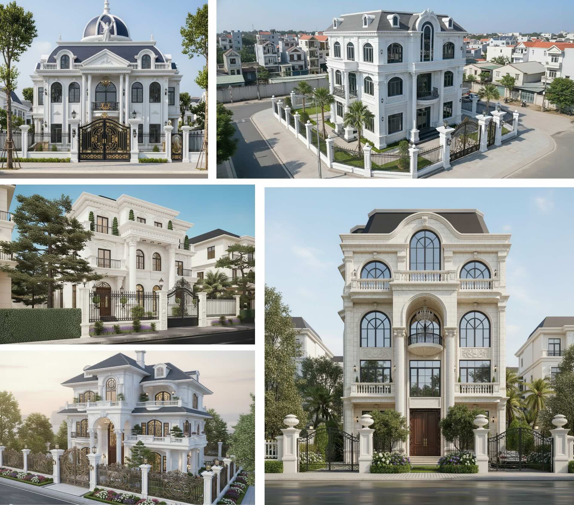 dự án thiết kế biệt thự trọn gói Chất Uy