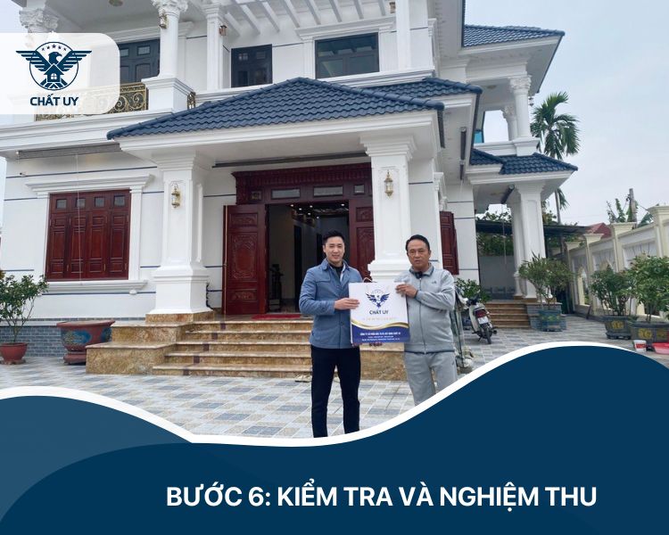 Bước 6: Kiểm tra và nghiệm thu