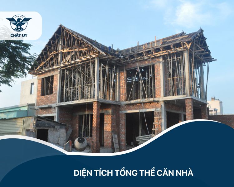 Diện tích tổng thể càng lớn thì đơn giá xây nhà phần thô thường càng giảm