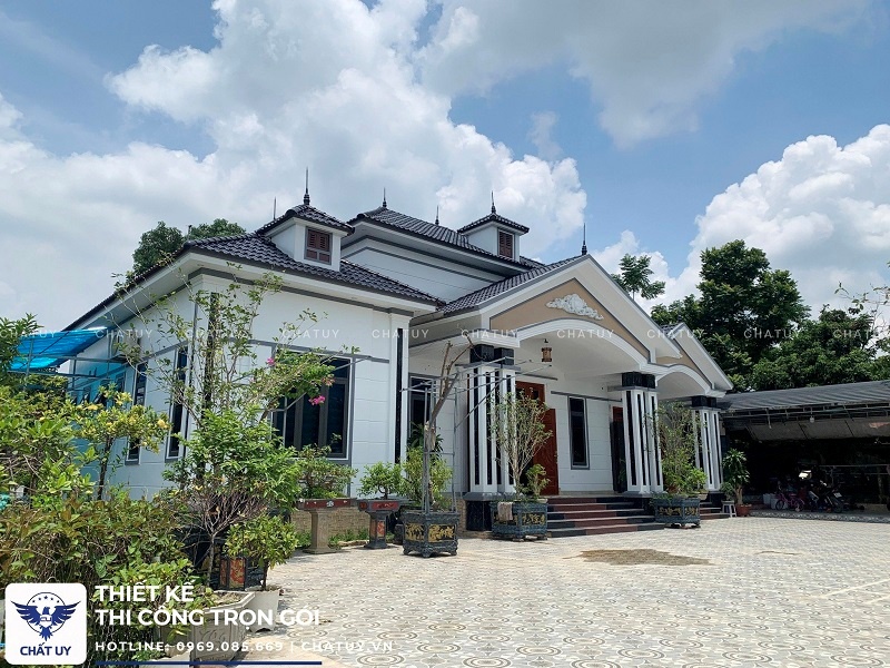 Nhà mái Nhật 2 tầng