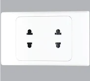 Ổ cắm điện đôi 2 chấu
