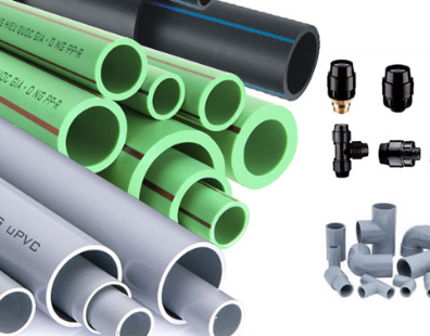 Ống cấp thoát nước và ống PPR chờ sẵn để đấu nối vào các thiết bị